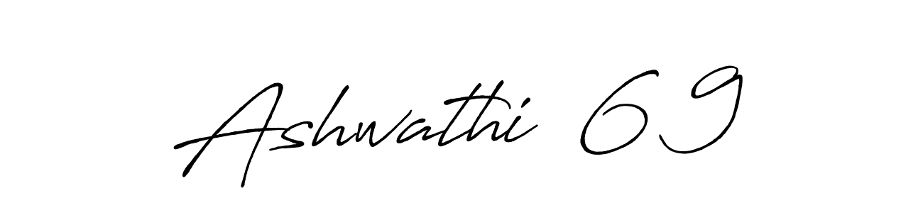 Design your own signature with our free online signature maker. With this signature software, you can create a handwritten (Antro_Vectra_Bolder) signature for name Ashwathi  6 9. Ashwathi  6 9 signature style 7 images and pictures png