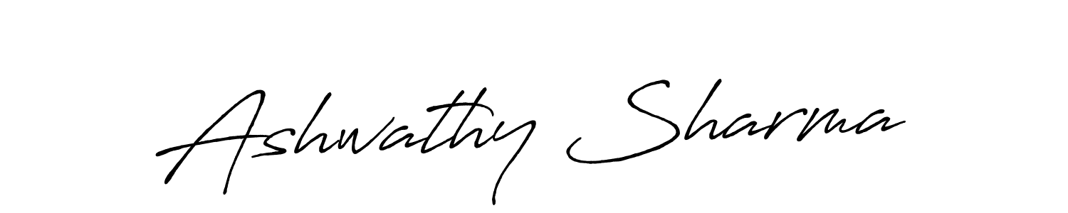 You should practise on your own different ways (Antro_Vectra_Bolder) to write your name (Ashwathy Sharma) in signature. don't let someone else do it for you. Ashwathy Sharma signature style 7 images and pictures png