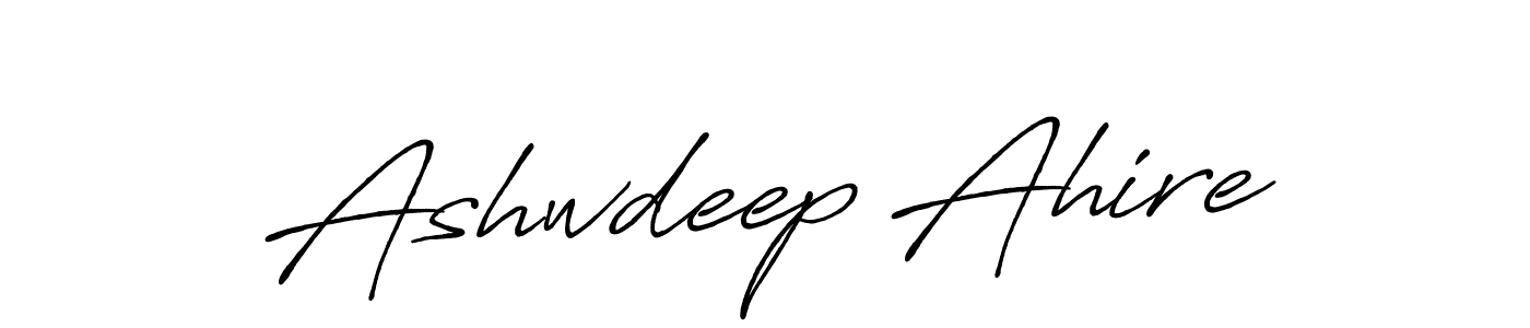 This is the best signature style for the Ashwdeep Ahire name. Also you like these signature font (Antro_Vectra_Bolder). Mix name signature. Ashwdeep Ahire signature style 7 images and pictures png