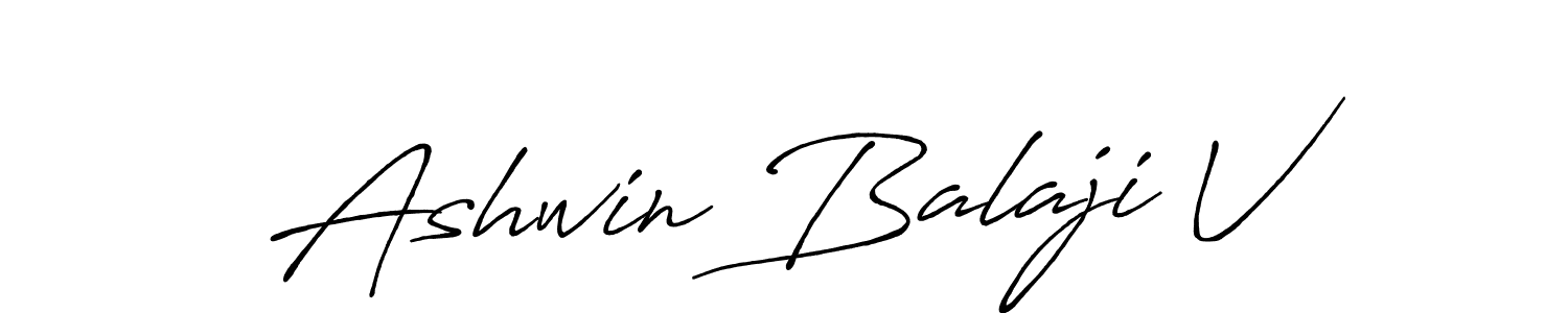 if you are searching for the best signature style for your name Ashwin Balaji V. so please give up your signature search. here we have designed multiple signature styles  using Antro_Vectra_Bolder. Ashwin Balaji V signature style 7 images and pictures png