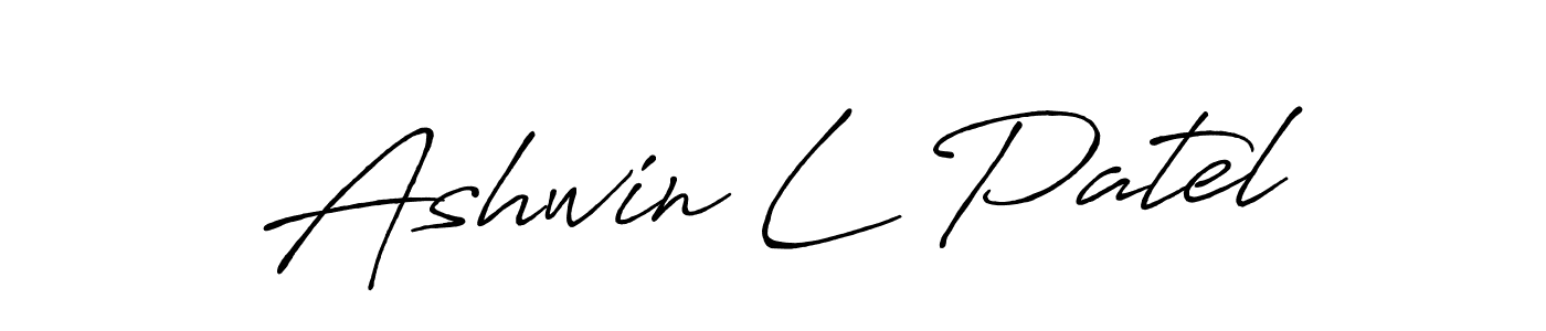 Antro_Vectra_Bolder is a professional signature style that is perfect for those who want to add a touch of class to their signature. It is also a great choice for those who want to make their signature more unique. Get Ashwin L Patel name to fancy signature for free. Ashwin L Patel signature style 7 images and pictures png
