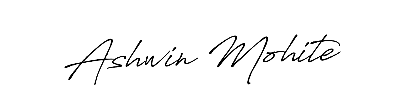 How to make Ashwin Mohite signature? Antro_Vectra_Bolder is a professional autograph style. Create handwritten signature for Ashwin Mohite name. Ashwin Mohite signature style 7 images and pictures png