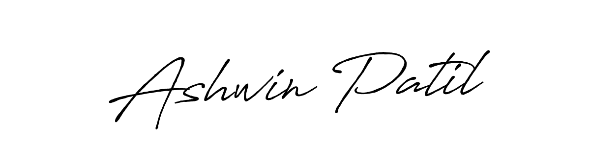 Use a signature maker to create a handwritten signature online. With this signature software, you can design (Antro_Vectra_Bolder) your own signature for name Ashwin Patil. Ashwin Patil signature style 7 images and pictures png