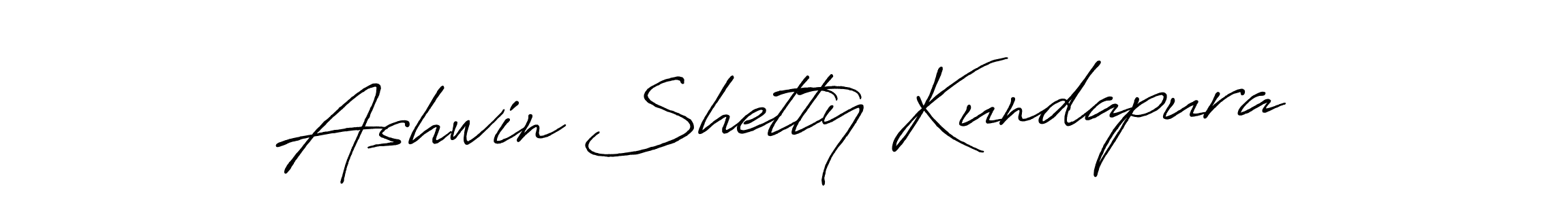 Antro_Vectra_Bolder is a professional signature style that is perfect for those who want to add a touch of class to their signature. It is also a great choice for those who want to make their signature more unique. Get Ashwin Shetty Kundapura name to fancy signature for free. Ashwin Shetty Kundapura signature style 7 images and pictures png