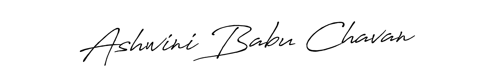 Design your own signature with our free online signature maker. With this signature software, you can create a handwritten (Antro_Vectra_Bolder) signature for name Ashwini Babu Chavan. Ashwini Babu Chavan signature style 7 images and pictures png