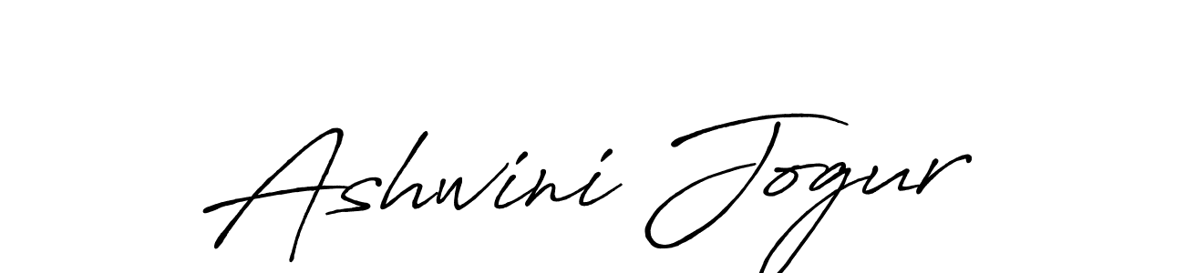 Also we have Ashwini Jogur name is the best signature style. Create professional handwritten signature collection using Antro_Vectra_Bolder autograph style. Ashwini Jogur signature style 7 images and pictures png