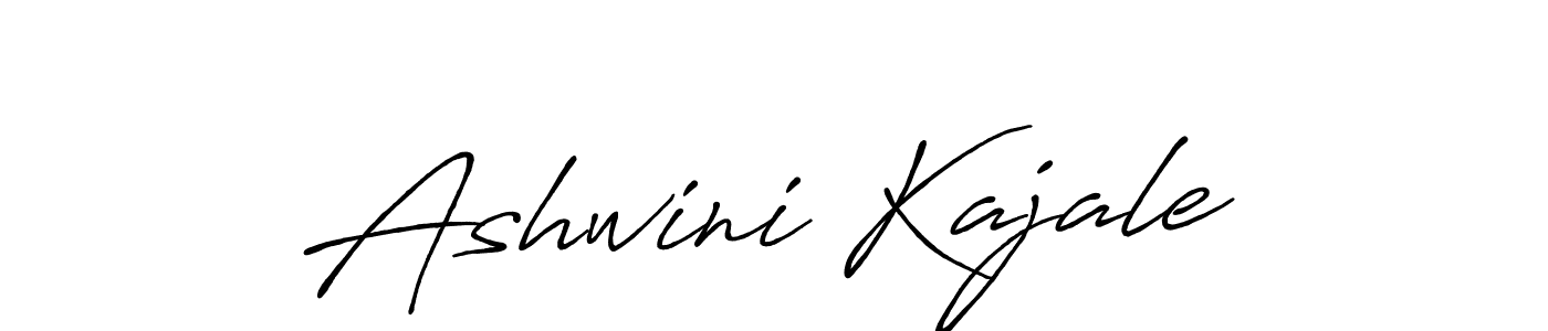 Make a beautiful signature design for name Ashwini Kajale. With this signature (Antro_Vectra_Bolder) style, you can create a handwritten signature for free. Ashwini Kajale signature style 7 images and pictures png