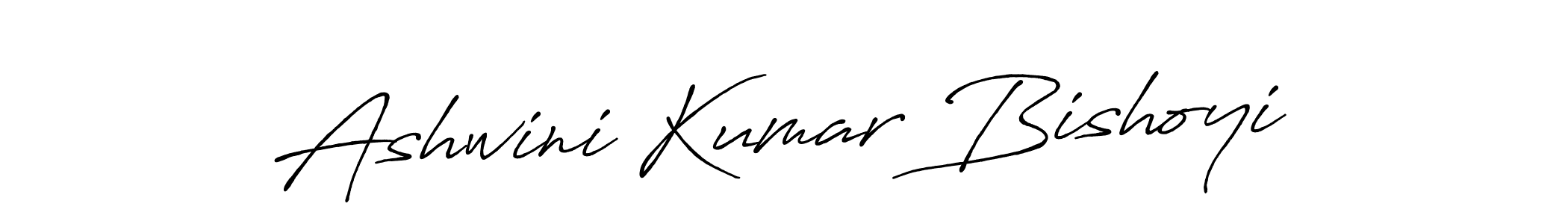 Design your own signature with our free online signature maker. With this signature software, you can create a handwritten (Antro_Vectra_Bolder) signature for name Ashwini Kumar Bishoyi. Ashwini Kumar Bishoyi signature style 7 images and pictures png