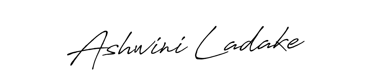 Make a beautiful signature design for name Ashwini Ladake. Use this online signature maker to create a handwritten signature for free. Ashwini Ladake signature style 7 images and pictures png