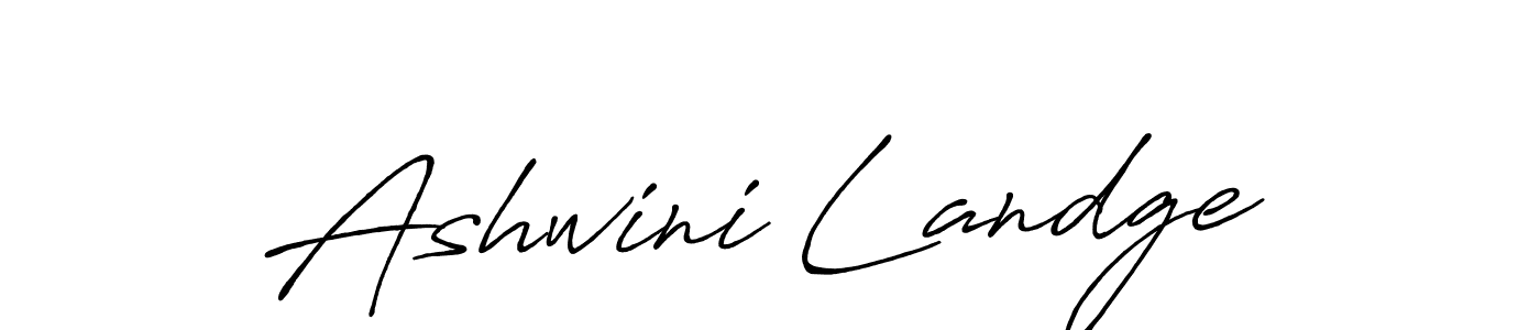 Here are the top 10 professional signature styles for the name Ashwini Landge. These are the best autograph styles you can use for your name. Ashwini Landge signature style 7 images and pictures png