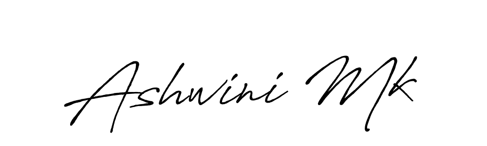 Also we have Ashwini Mk name is the best signature style. Create professional handwritten signature collection using Antro_Vectra_Bolder autograph style. Ashwini Mk signature style 7 images and pictures png