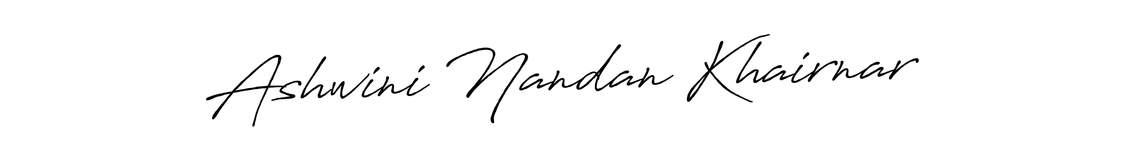 Ashwini Nandan Khairnar stylish signature style. Best Handwritten Sign (Antro_Vectra_Bolder) for my name. Handwritten Signature Collection Ideas for my name Ashwini Nandan Khairnar. Ashwini Nandan Khairnar signature style 7 images and pictures png