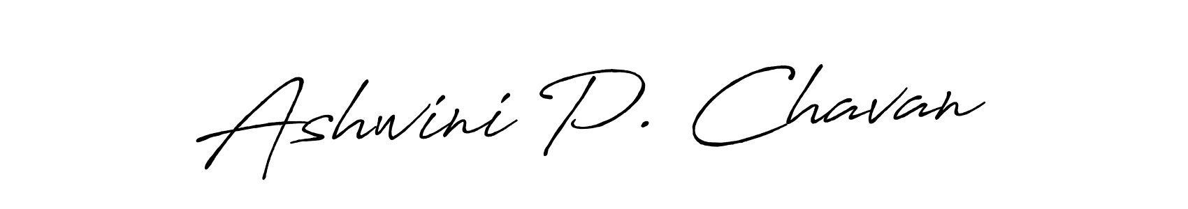 Also we have Ashwini P. Chavan name is the best signature style. Create professional handwritten signature collection using Antro_Vectra_Bolder autograph style. Ashwini P. Chavan signature style 7 images and pictures png