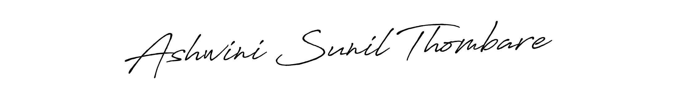 Use a signature maker to create a handwritten signature online. With this signature software, you can design (Antro_Vectra_Bolder) your own signature for name Ashwini Sunil Thombare. Ashwini Sunil Thombare signature style 7 images and pictures png