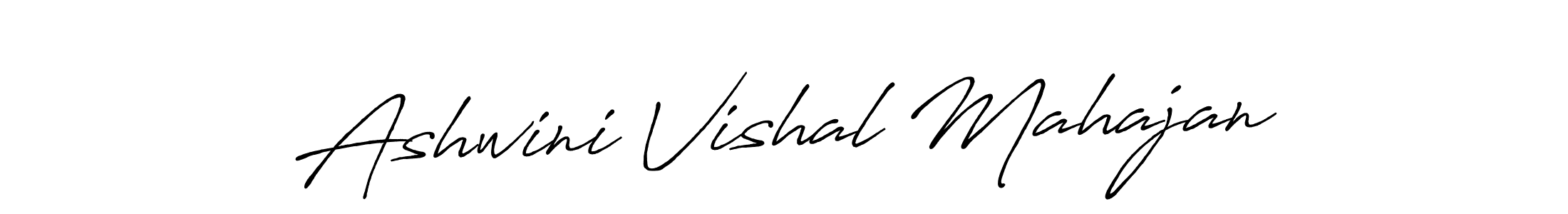 How to make Ashwini Vishal Mahajan signature? Antro_Vectra_Bolder is a professional autograph style. Create handwritten signature for Ashwini Vishal Mahajan name. Ashwini Vishal Mahajan signature style 7 images and pictures png