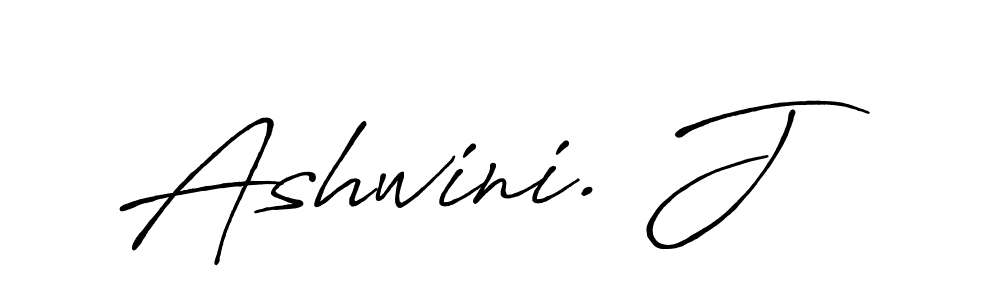 Use a signature maker to create a handwritten signature online. With this signature software, you can design (Antro_Vectra_Bolder) your own signature for name Ashwini. J. Ashwini. J signature style 7 images and pictures png