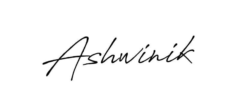 Also we have Ashwinik name is the best signature style. Create professional handwritten signature collection using Antro_Vectra_Bolder autograph style. Ashwinik signature style 7 images and pictures png