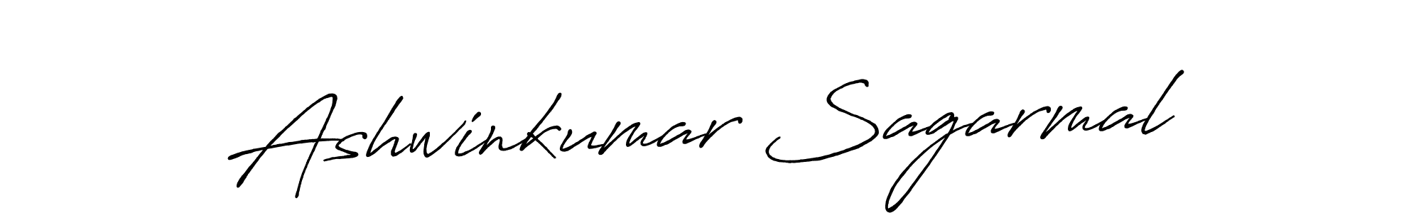 Ashwinkumar Sagarmal stylish signature style. Best Handwritten Sign (Antro_Vectra_Bolder) for my name. Handwritten Signature Collection Ideas for my name Ashwinkumar Sagarmal. Ashwinkumar Sagarmal signature style 7 images and pictures png