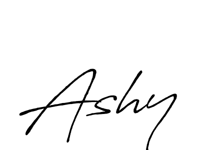 Also we have Ashy name is the best signature style. Create professional handwritten signature collection using Antro_Vectra_Bolder autograph style. Ashy signature style 7 images and pictures png