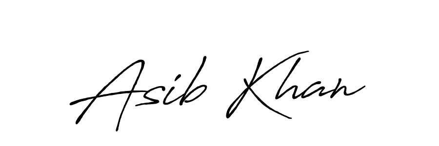 The best way (Antro_Vectra_Bolder) to make a short signature is to pick only two or three words in your name. The name Asib Khan include a total of six letters. For converting this name. Asib Khan signature style 7 images and pictures png