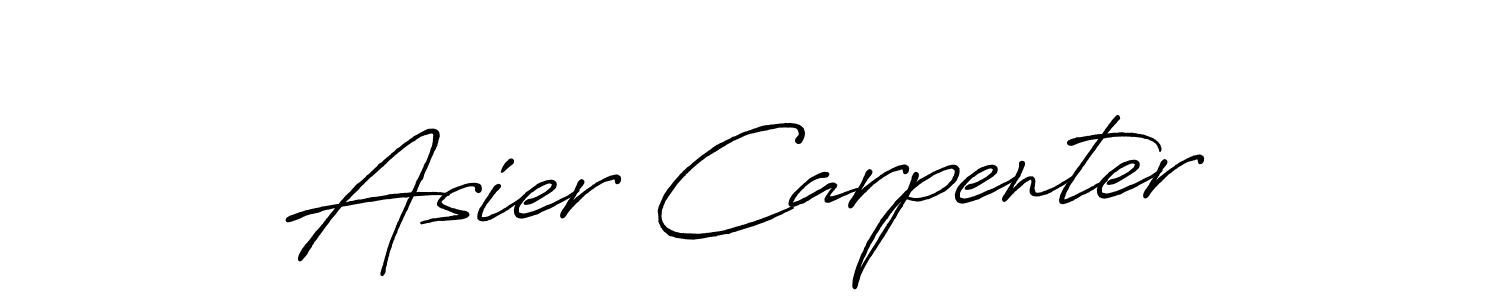 How to Draw Asier Carpenter signature style? Antro_Vectra_Bolder is a latest design signature styles for name Asier Carpenter. Asier Carpenter signature style 7 images and pictures png