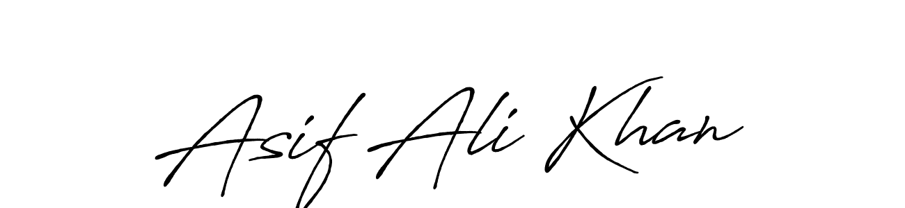The best way (Antro_Vectra_Bolder) to make a short signature is to pick only two or three words in your name. The name Asif Ali Khan include a total of six letters. For converting this name. Asif Ali Khan signature style 7 images and pictures png