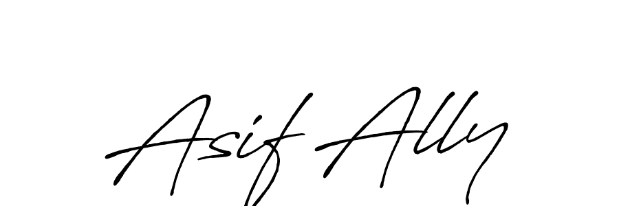 Also we have Asif Ally name is the best signature style. Create professional handwritten signature collection using Antro_Vectra_Bolder autograph style. Asif Ally signature style 7 images and pictures png