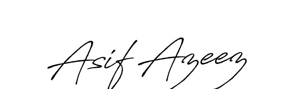 Create a beautiful signature design for name Asif Azeez. With this signature (Antro_Vectra_Bolder) fonts, you can make a handwritten signature for free. Asif Azeez signature style 7 images and pictures png