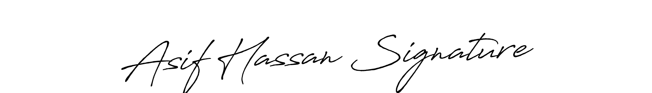How to make Asif Hassan Signature name signature. Use Antro_Vectra_Bolder style for creating short signs online. This is the latest handwritten sign. Asif Hassan Signature signature style 7 images and pictures png