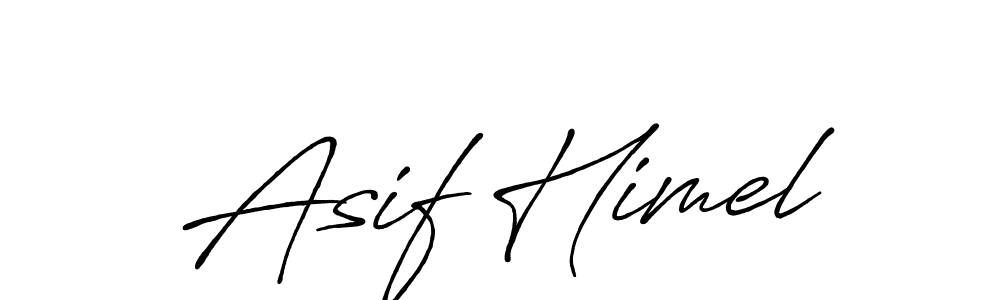 Create a beautiful signature design for name Asif Himel. With this signature (Antro_Vectra_Bolder) fonts, you can make a handwritten signature for free. Asif Himel signature style 7 images and pictures png