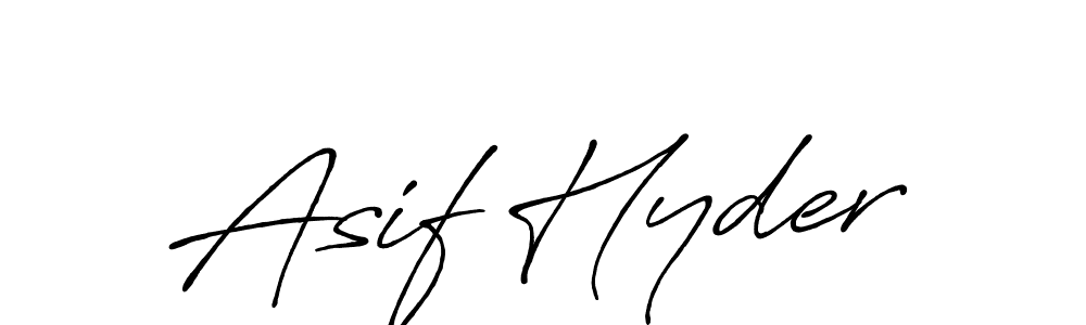 This is the best signature style for the Asif Hyder name. Also you like these signature font (Antro_Vectra_Bolder). Mix name signature. Asif Hyder signature style 7 images and pictures png