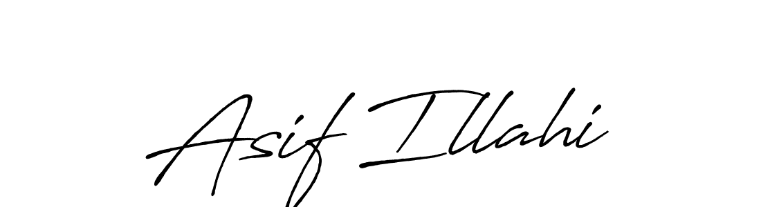 Make a beautiful signature design for name Asif Illahi. With this signature (Antro_Vectra_Bolder) style, you can create a handwritten signature for free. Asif Illahi signature style 7 images and pictures png