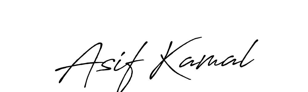 Design your own signature with our free online signature maker. With this signature software, you can create a handwritten (Antro_Vectra_Bolder) signature for name Asif Kamal. Asif Kamal signature style 7 images and pictures png