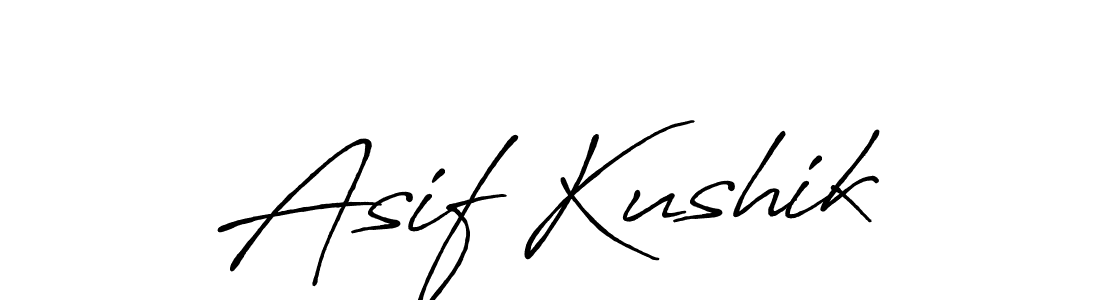 Once you've used our free online signature maker to create your best signature Antro_Vectra_Bolder style, it's time to enjoy all of the benefits that Asif Kushik name signing documents. Asif Kushik signature style 7 images and pictures png