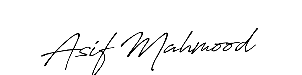 Asif Mahmood stylish signature style. Best Handwritten Sign (Antro_Vectra_Bolder) for my name. Handwritten Signature Collection Ideas for my name Asif Mahmood. Asif Mahmood signature style 7 images and pictures png