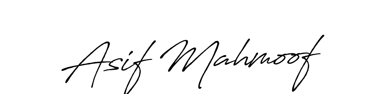 Design your own signature with our free online signature maker. With this signature software, you can create a handwritten (Antro_Vectra_Bolder) signature for name Asif Mahmoof. Asif Mahmoof signature style 7 images and pictures png