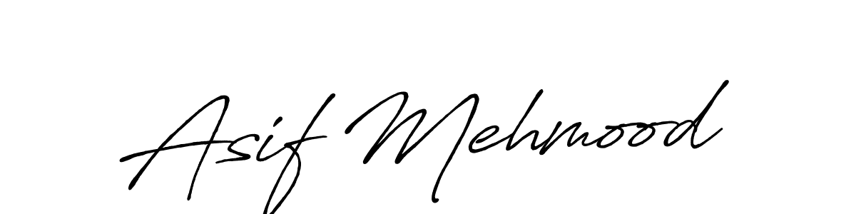 The best way (Antro_Vectra_Bolder) to make a short signature is to pick only two or three words in your name. The name Asif Mehmood include a total of six letters. For converting this name. Asif Mehmood signature style 7 images and pictures png