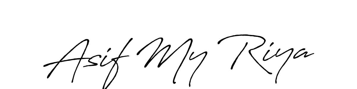 Here are the top 10 professional signature styles for the name Asif My Riya. These are the best autograph styles you can use for your name. Asif My Riya signature style 7 images and pictures png