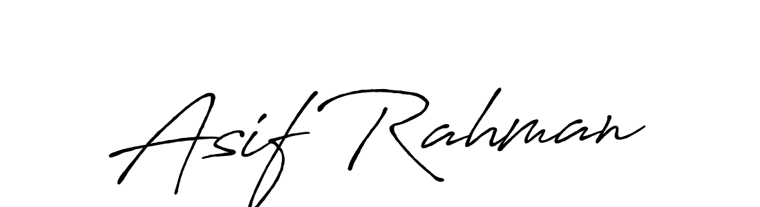 Use a signature maker to create a handwritten signature online. With this signature software, you can design (Antro_Vectra_Bolder) your own signature for name Asif Rahman. Asif Rahman signature style 7 images and pictures png