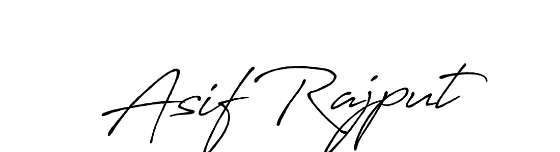 Asif Rajput stylish signature style. Best Handwritten Sign (Antro_Vectra_Bolder) for my name. Handwritten Signature Collection Ideas for my name Asif Rajput. Asif Rajput signature style 7 images and pictures png