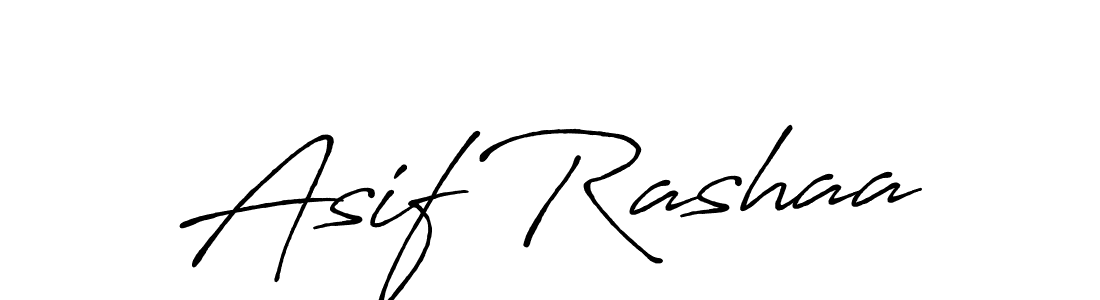 Design your own signature with our free online signature maker. With this signature software, you can create a handwritten (Antro_Vectra_Bolder) signature for name Asif Rashaa. Asif Rashaa signature style 7 images and pictures png