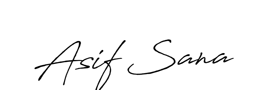 This is the best signature style for the Asif Sana name. Also you like these signature font (Antro_Vectra_Bolder). Mix name signature. Asif Sana signature style 7 images and pictures png