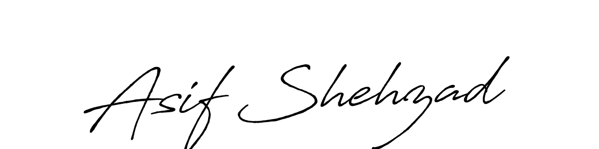 Create a beautiful signature design for name Asif Shehzad. With this signature (Antro_Vectra_Bolder) fonts, you can make a handwritten signature for free. Asif Shehzad signature style 7 images and pictures png