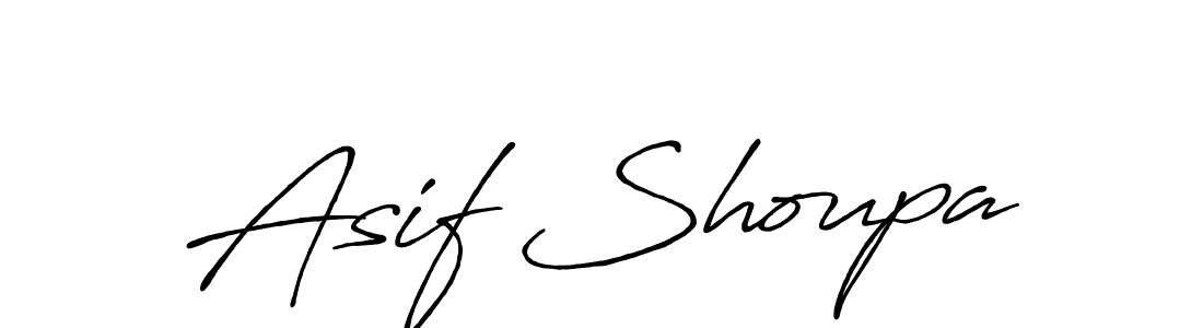 This is the best signature style for the Asif Shoupa name. Also you like these signature font (Antro_Vectra_Bolder). Mix name signature. Asif Shoupa signature style 7 images and pictures png