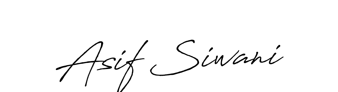 Asif Siwani stylish signature style. Best Handwritten Sign (Antro_Vectra_Bolder) for my name. Handwritten Signature Collection Ideas for my name Asif Siwani. Asif Siwani signature style 7 images and pictures png