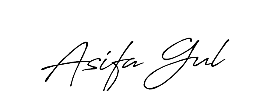 Also You can easily find your signature by using the search form. We will create Asifa Gul name handwritten signature images for you free of cost using Antro_Vectra_Bolder sign style. Asifa Gul signature style 7 images and pictures png