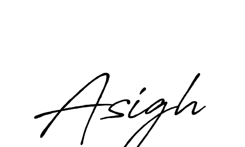 How to make Asigh signature? Antro_Vectra_Bolder is a professional autograph style. Create handwritten signature for Asigh name. Asigh signature style 7 images and pictures png