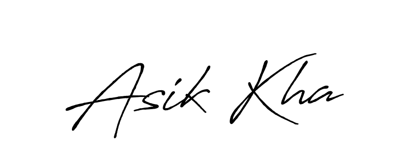 Similarly Antro_Vectra_Bolder is the best handwritten signature design. Signature creator online .You can use it as an online autograph creator for name Asik Kha. Asik Kha signature style 7 images and pictures png