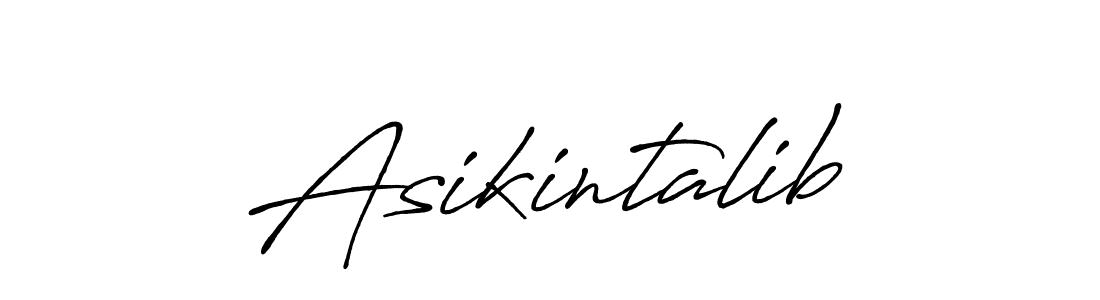 Make a beautiful signature design for name Asikintalib. Use this online signature maker to create a handwritten signature for free. Asikintalib signature style 7 images and pictures png