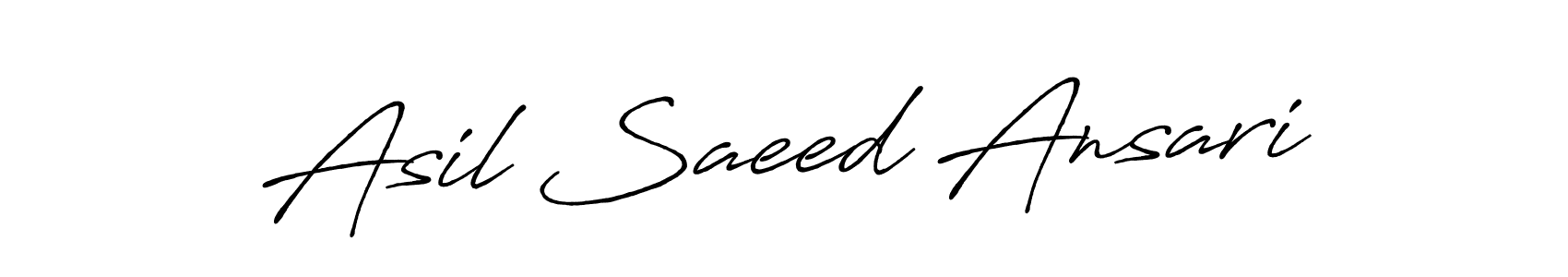 You should practise on your own different ways (Antro_Vectra_Bolder) to write your name (Asil Saeed Ansari) in signature. don't let someone else do it for you. Asil Saeed Ansari signature style 7 images and pictures png